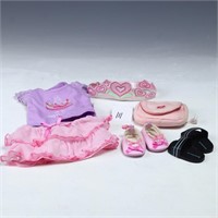 American Girl Outfit, shoes, slippers, head band,