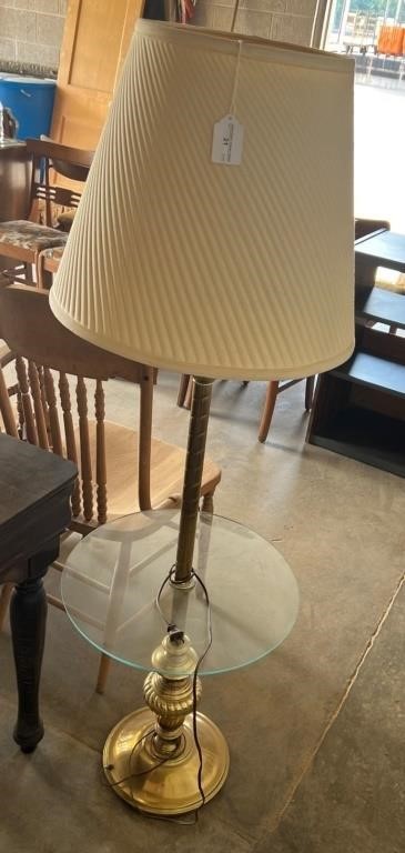 Deco Lamp Glass Table Combo