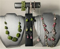 Pink & Green Jewelry