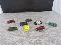 Wired HO Scale Cars - seven total
