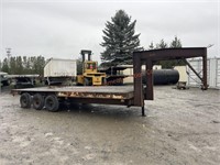 1992 HM Tri Axle Flatbed Trailer