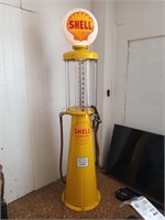 8 ft shell visible gas pump