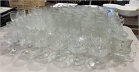 Large Group of Jeannette Iris Glassware