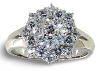 Platinum 1.08 ct Brilliant Natural VS Diamond Ring