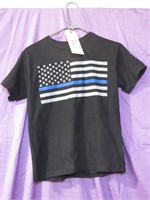 Thin Blue Line Police Support Male M T-Shirt