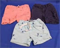 (3) 9 mo. Assorted Shorts [Oshkosh&Carter's]