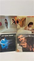 Vinyl LP Lot Jeff Beck Robert Plant Mick Jagger