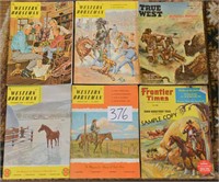 Group lot of Vintage Western Magazines 4-Western
