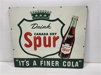 1947 SST Canada Dry Spur Soda Sign