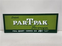 SST Par-T-Pak Beverages Sign
