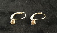 10K Gold earrings .9 gr