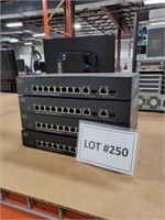 4 CISCO MANAGED SWITCH (SEE DESC.)