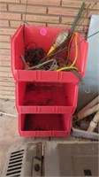 STACKABLE STORAGE BINS WITH BUNGE CORDS- TREBLE