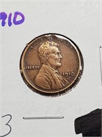 Higher Grade 1910 Wheat Penny