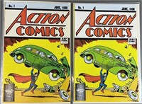 2pc Action Comics #1 1988 DC Comic Book