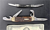 Vintage Coast & Western Pocket Knives