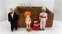 CHARACTERS FROM ANNIE IN WOOD BOX