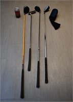 4 bâtons de golf