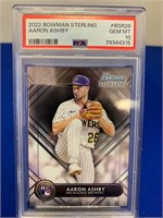 2022 Bowman Sterling  Aaron Ashby  Rookie PSA 10