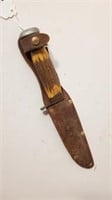 Knife w/ Leather Sheath "Made in Germany"