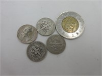 10 c USA argent 1949-51-48-54