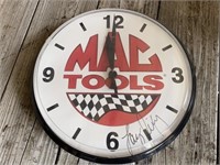 Autographed Mac Tool Wall Clock