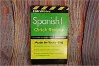 Cliff Notes Spanish 1 quick review book