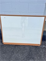Dry Erase Board with Oak Frame