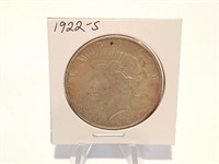 1922-S PEACE DOLLAR SILVER COIN