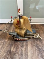 Vintage pirate boat lamp