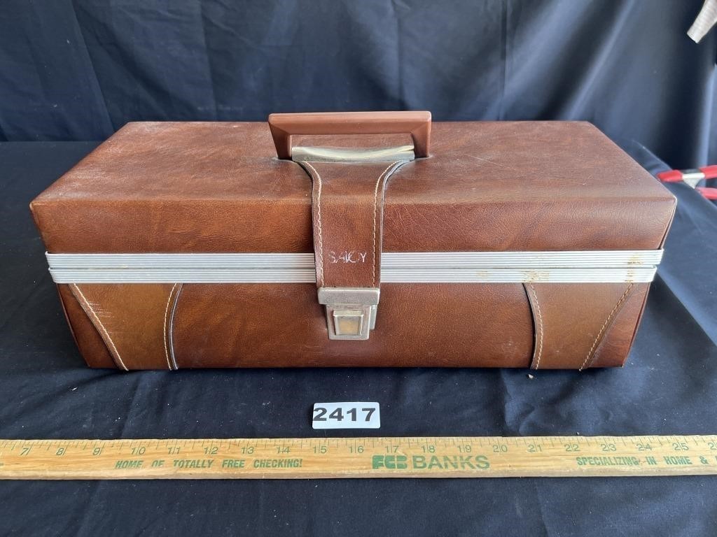 Vintage 8-Track Tape Carry Case