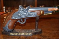 Ezra Brooks Flintlock Dueling Pistol Decanter