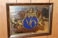 Vintage Seagram's VO Mirror Bar Sign 20.5" X