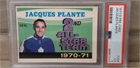 1971 Jacques Plante Graded AllStar hockey card OPC