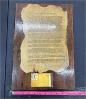 History of the Elizabethton Flag on Wood