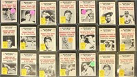 1961 Nu-Card Scoops 47 Baseball Cards, 29 differen