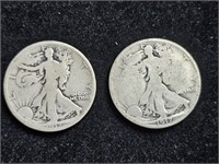 1917 & 1917S Liberty Walking Half Dollars