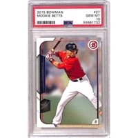 2015 Bowman Mookie Betts Rookie Psa 10