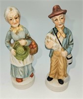 Miniature Old Man and Woman 4 1/4"