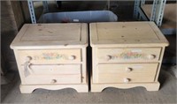 (2) Bedside Tables w/ Drawers