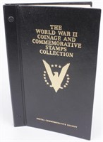 Coin WWII Coinage & Stamps in Deluxe Presentation.