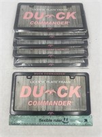 NEW Lot of 6- Duck Commander License Plate Frame