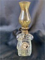 Telephone Motif Glass Oil Lamp