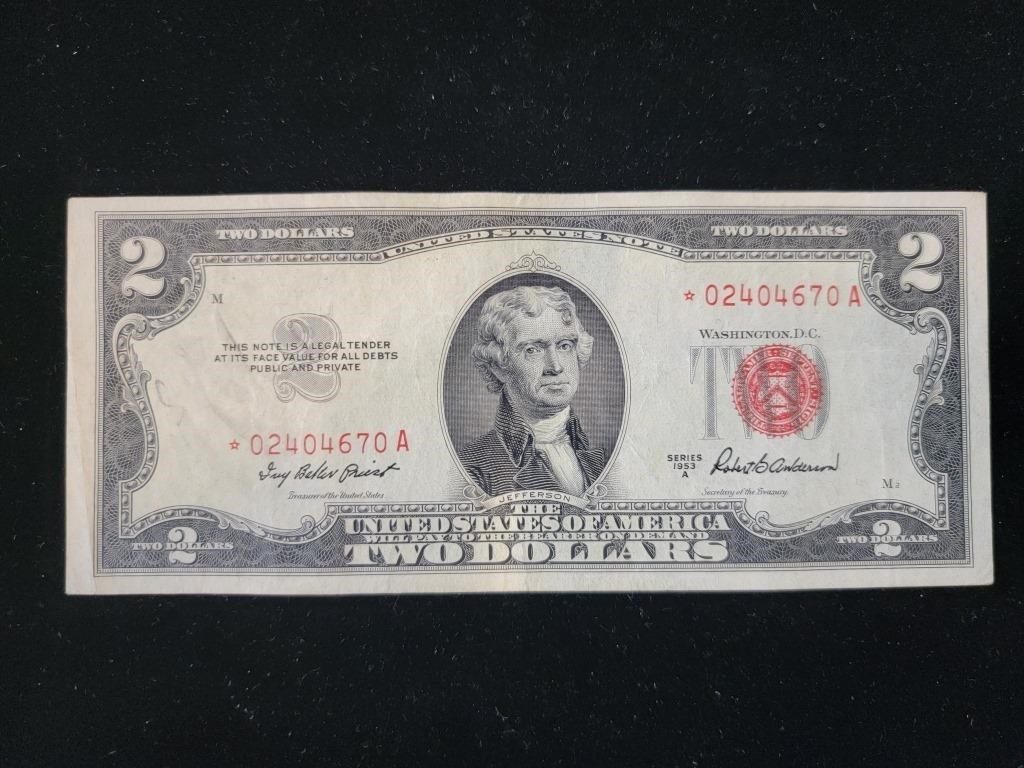 1953a $2 Legal Tender Note FR-1510* Star