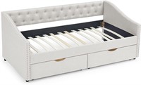 Twin Size Daybed with 2 Storage Drawers