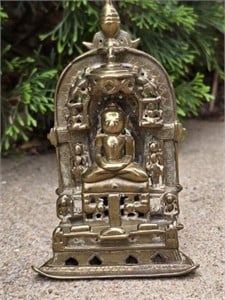 Small Bronze Jain Shrine