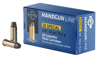 PPU PPH38SS Handgun  38 Special 158 gr Semi Wadcut