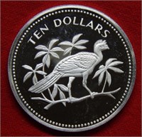 1974 Belize Silver Proof $10 Commemorative