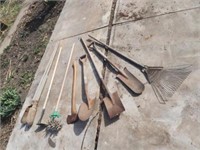 Garden tools.