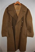 WWII Army Warrant Officer Overcoat of Ernest Huete